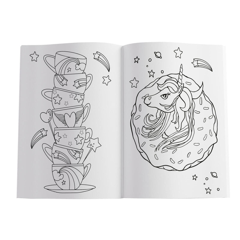 Pelikan Einhorn mit Sticker Malbuch