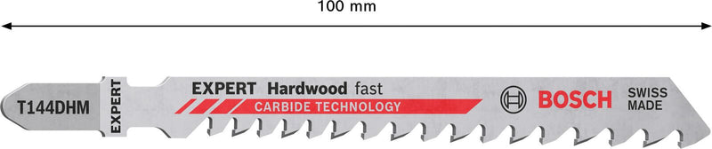 BOSCH EXPERT ‘Hardwood Fast’ T 144 DHM Stichsägeblätter 3 St.