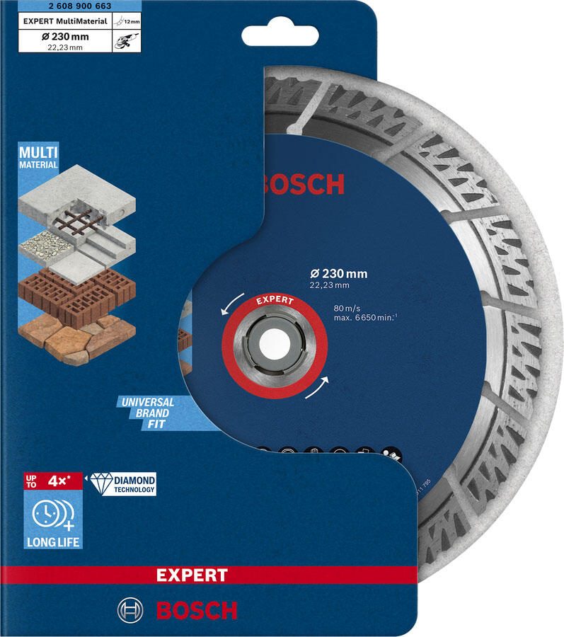 BOSCH Diamant-Trennscheibe 230 mm