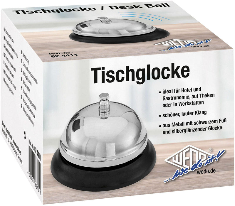 WEDO Tischglocke silber