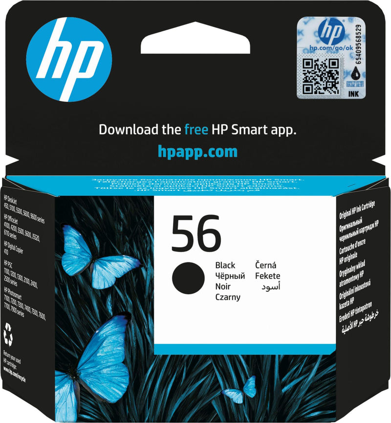 HP Original Druckerpatrone 56 (C6656AE) schwarz