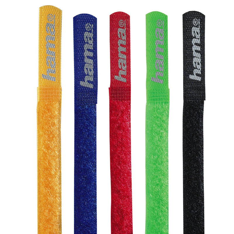 Hama Klettkabelbinder rot, gelb, grün, schwarz, blau