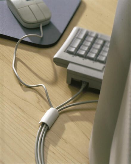 tesa Kabelclips weiß