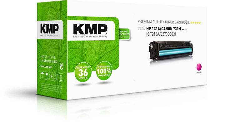 KMP Toner H-T173 magenta kompatibel zu HP 131A; Canon 731M(CF213A; 6270B002)