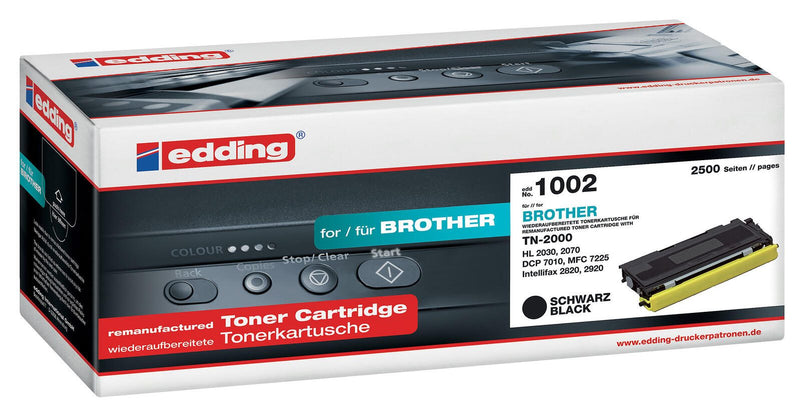edding Toner schwarz kompatibel zu brother TN-2000