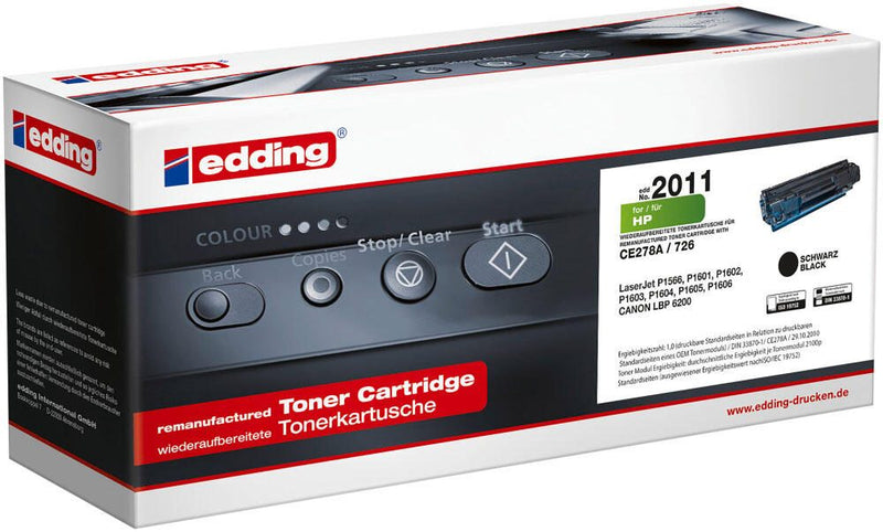 edding Toner EDD-2011 schwarz kompatibel zu HP 78A (CE278A)