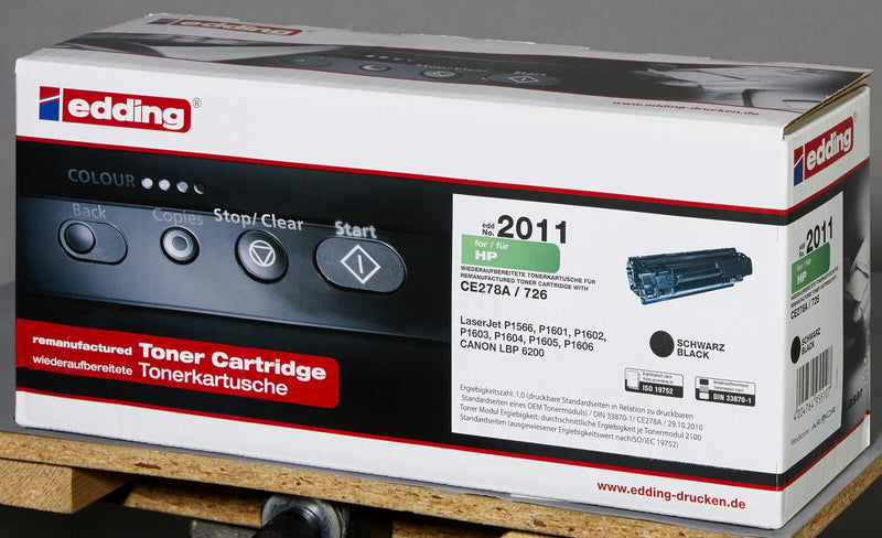 edding Toner EDD-2011 schwarz kompatibel zu HP 78A (CE278A)
