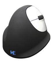 r-go HE Ergo Vertical Mouse Größe M rechts Maus ergonomisch kabellos schwarz, silber