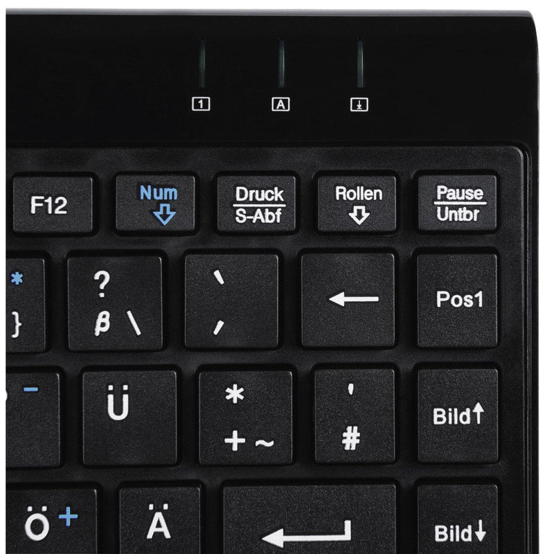 Hama Tastatur kabelgebunden Slimline SL720 schwarz