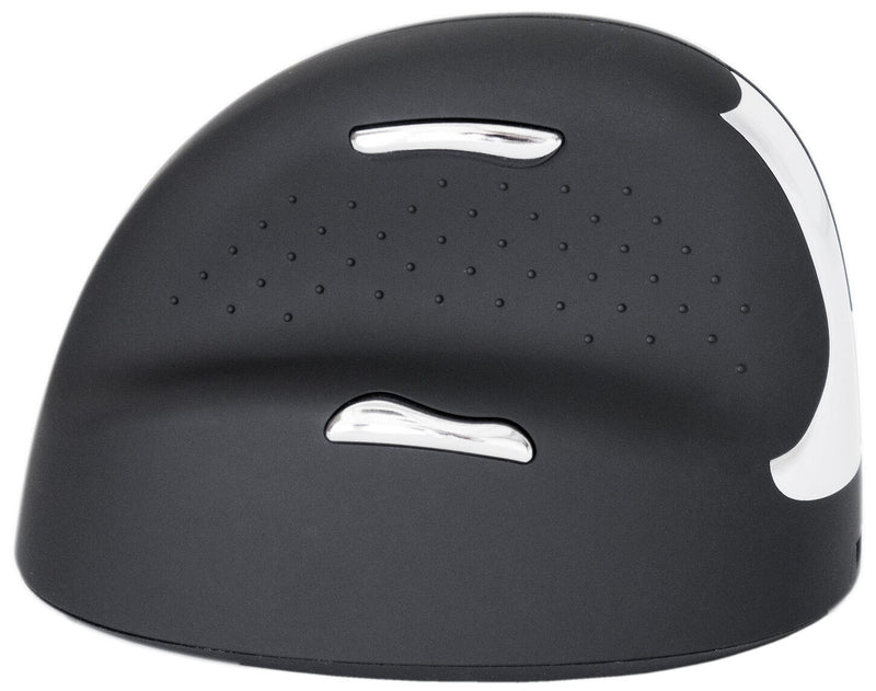 r-go HE Ergo Vertical Mouse Größe M links Maus ergonomisch kabellos schwarz, silber