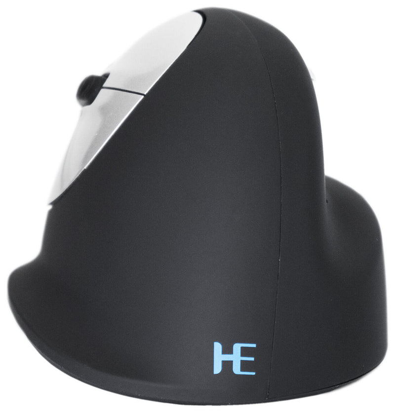 r-go HE Ergo Vertical Mouse Größe M links Maus ergonomisch kabellos schwarz, silber