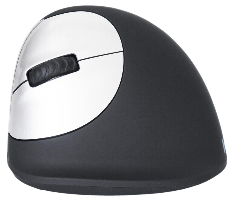 r-go HE Ergo Vertical Mouse Größe M links Maus ergonomisch kabellos schwarz, silber