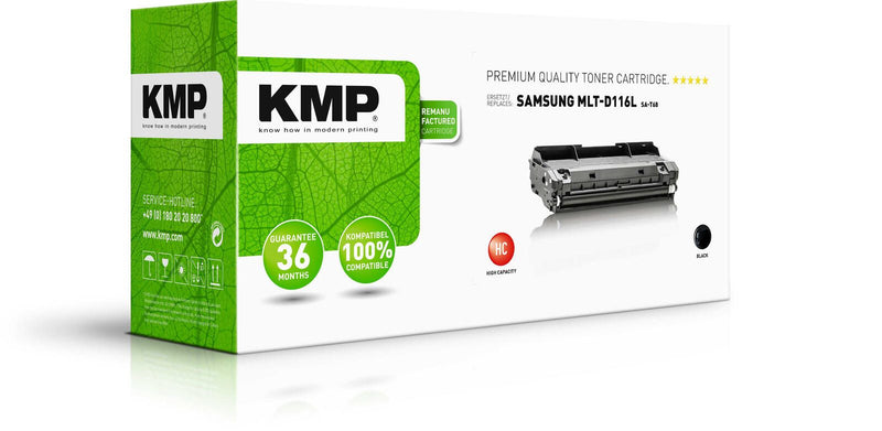 KMP Toner SA-T68 schwarz kompatibel zu SAMSUNG MLT-D116L (SU828A)