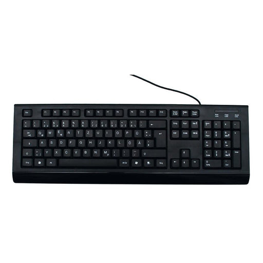 MediaRange Tastatur kabelgebunden MROS101 schwarz