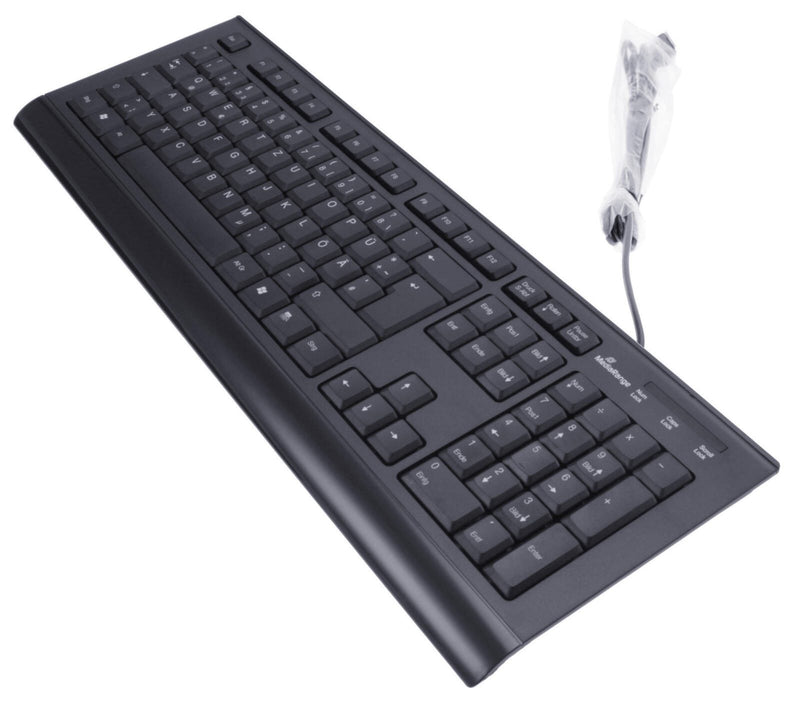 MediaRange Tastatur kabelgebunden MROS101 schwarz