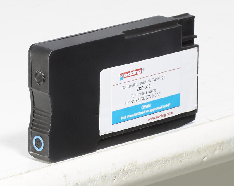 edding Druckerpatrone EDD-343 cyan kompatibel zu HP 951XL (CN046AE)