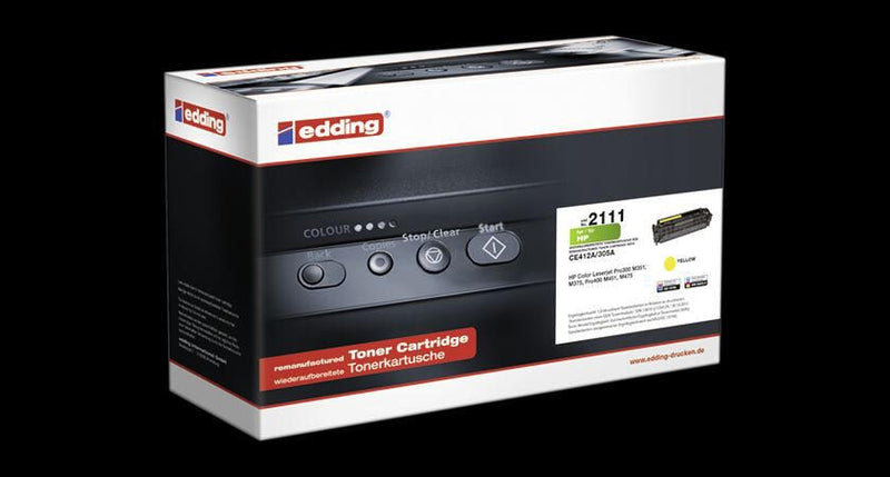 edding Toner EDD-2111 gelb kompatibel zu HP 305A (CE412A)