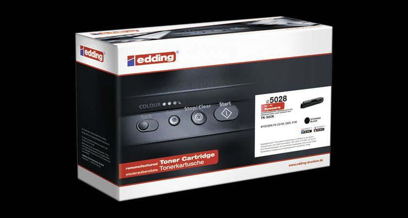edding Toner EDD-5028 schwarz kompatibel zu KYOCERA TK-580K