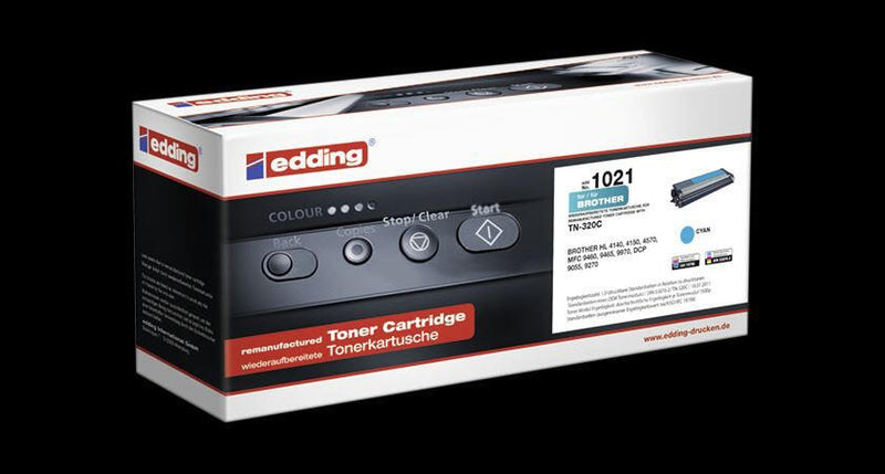 edding Toner EDD-1021 cyan kompatibel zu brother TN-320C