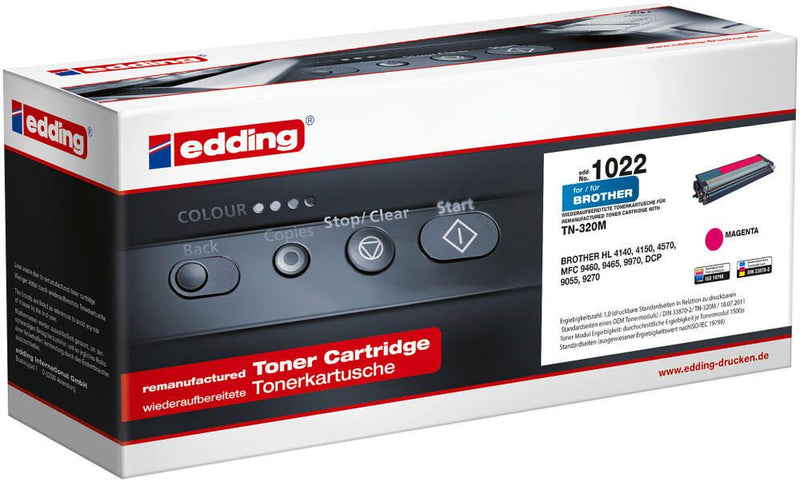 edding Toner EDD-1022 magenta kompatibel zu brother TN-320M
