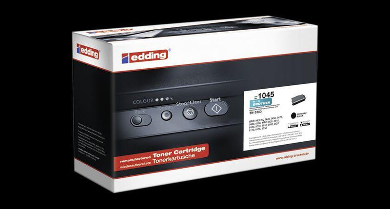 edding Toner EDD-1045 schwarz kompatibel zu brother TN-3380