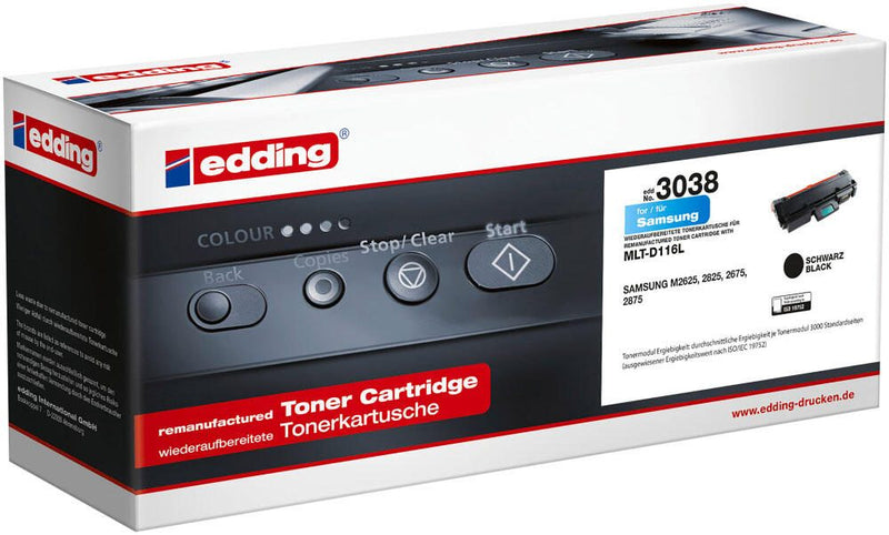 edding Toner EDD-3038 schwarz kompatibel zu SAMSUNG MLT-D116L (SU828A)