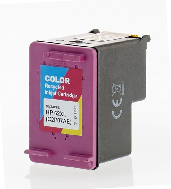 KMP Druckerpatrone H163 color kompatibel zu HP 62XL (C2P07AE)