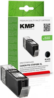 KMP Druckerpatrone C107BX schwarz kompatibel zu Canon PGI-570 XL PGBK