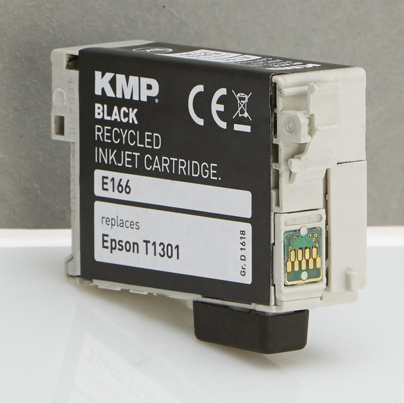 KMP Druckerpatrone E166 schwarz kompatibel zu EPSON 13 XL / T1301 XL