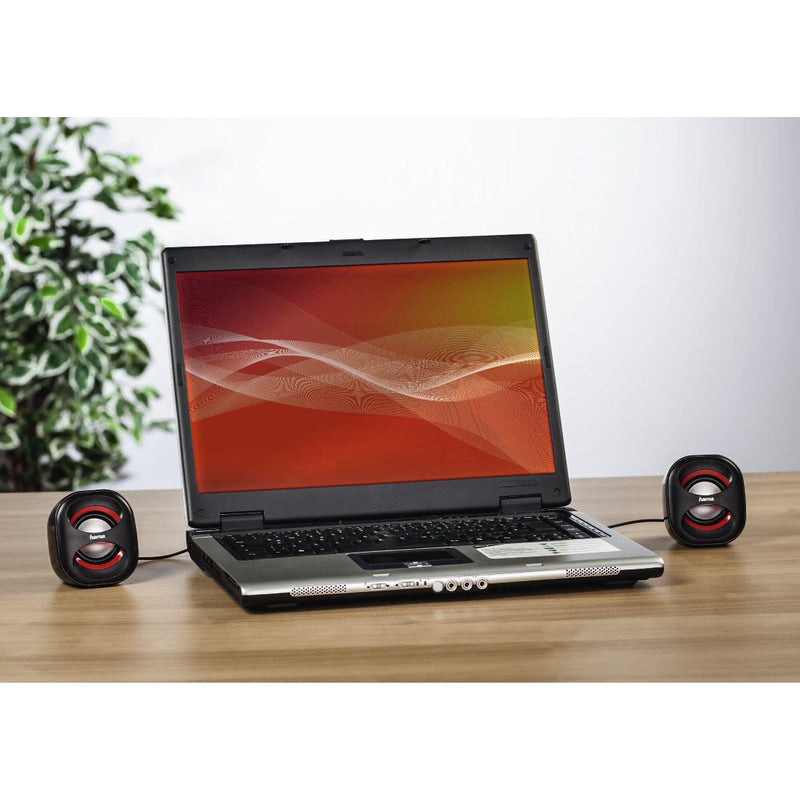 Hama SonicMobil183 Lautsprecher schwarz, rot