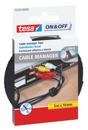 tesa Klettband schwarz