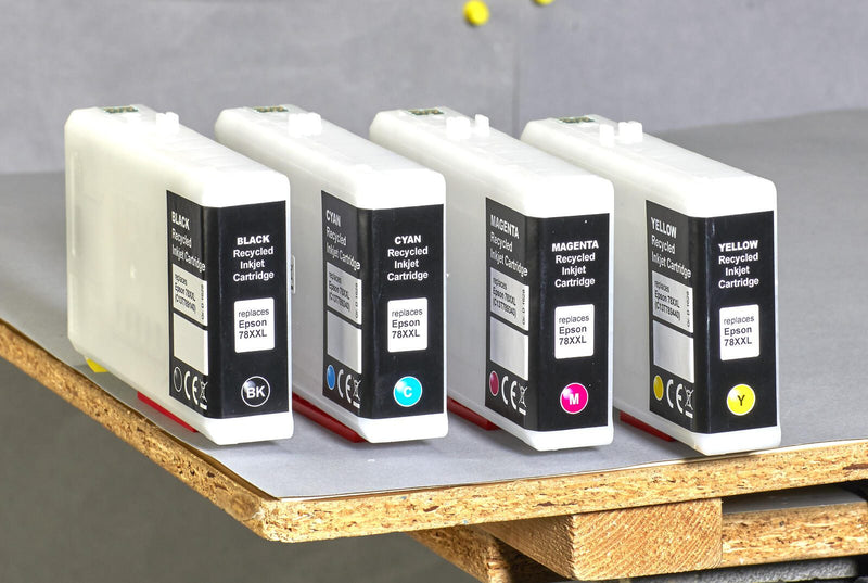KMP Druckerpatronen E220VXX schwarz, cyan, magenta, gelb kompatibel zu EPSON T7891XXL, 4er-Set