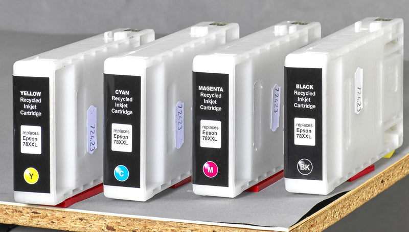 KMP Druckerpatronen E220VXX schwarz, cyan, magenta, gelb kompatibel zu EPSON T7891XXL, 4er-Set