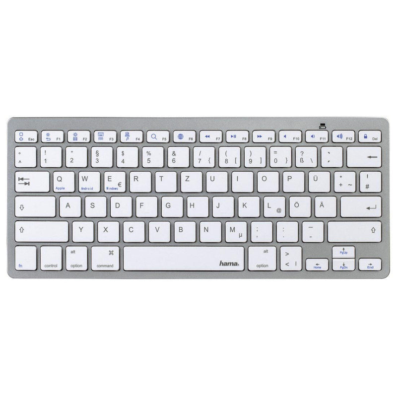 Hama Tastatur kabellos KEYALL X510 silber