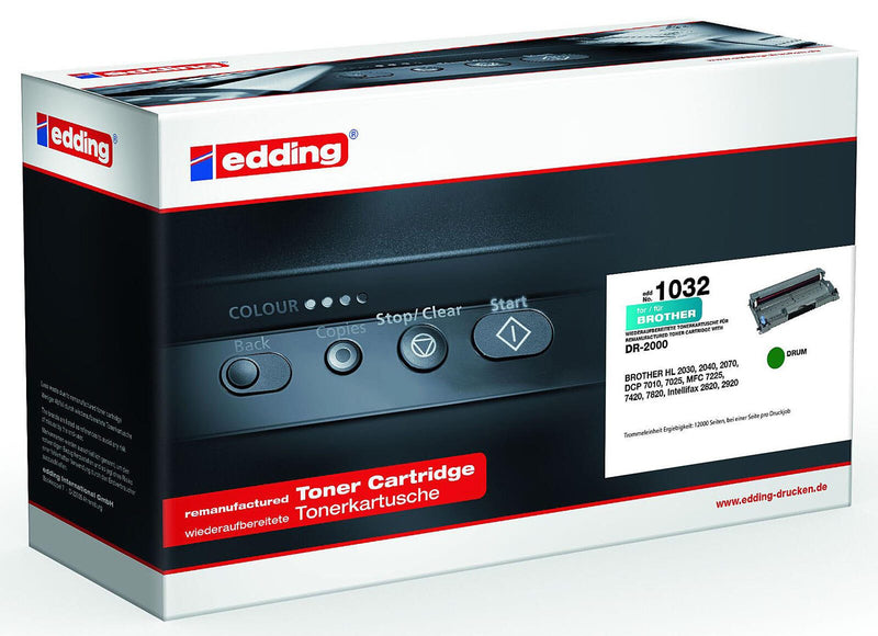 edding Trommel EDD-1032 schwarz kompatibel zu brother DR-2000