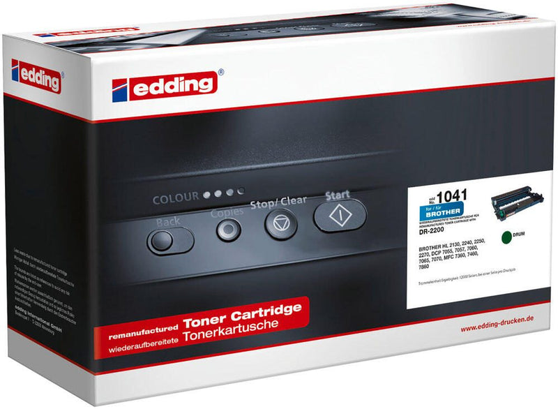 edding Trommel EDD-1041 schwarz kompatibel zu brother DR-2200