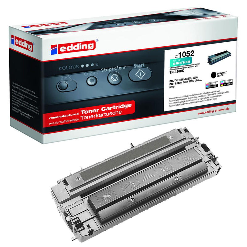 edding Toner EDD-1052 schwarz kompatibel zu brother TN-326BK
