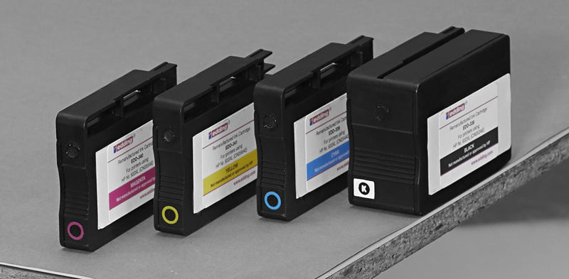 edding Druckerpatronen EDD-426 schwarz, cyan, magenta, gelb kompatibel zu HP 932XL + 933XL (C2P42AE), 4er-Set