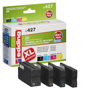 edding Druckerpatronen EDD-427 schwarz, cyan, magenta, gelb kompatibel zu HP 950XL + 951XL (C2P43AE), 4er-Set