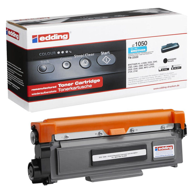 edding Toner EDD-1050 schwarz kompatibel zu brother TN-2320/2310