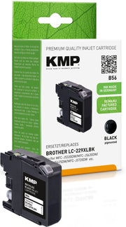 KMP Druckerpatrone B56 schwarz kompatibel zu brother LC-229XLBK