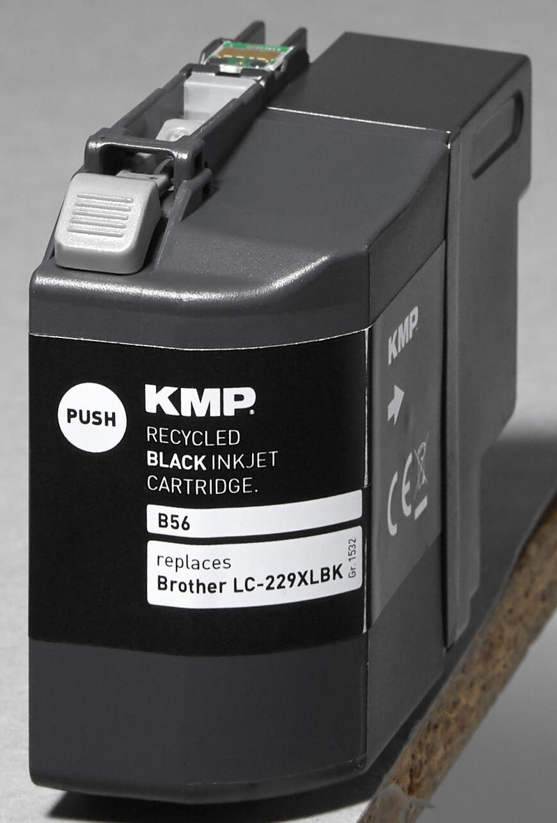 KMP Druckerpatrone B56 schwarz kompatibel zu brother LC-229XLBK