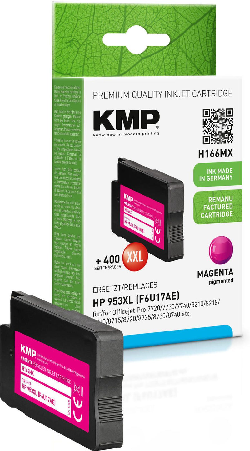 KMP Druckerpatrone H166MX magenta kompatibel zu HP 953XL (F6U17AE)