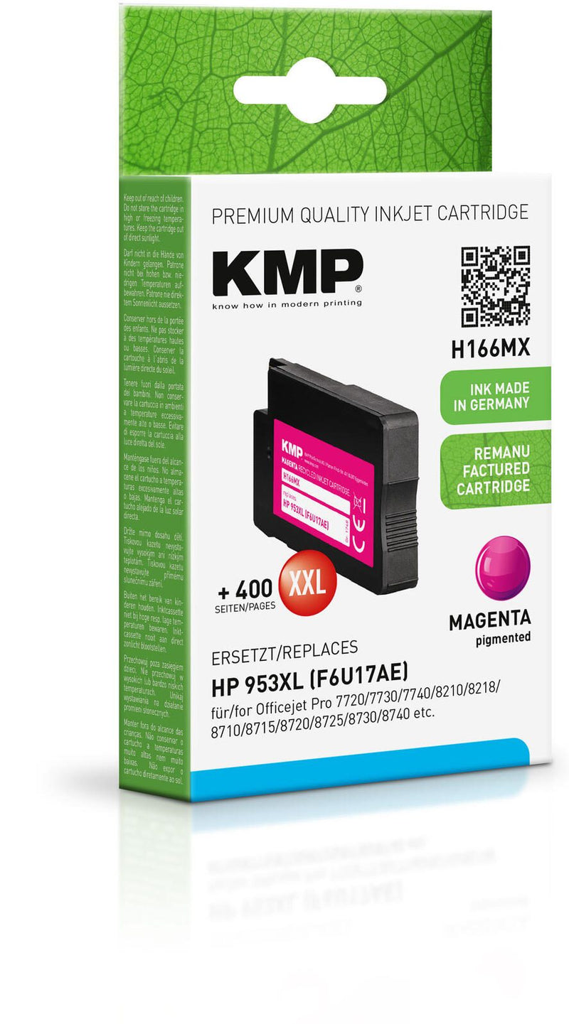 KMP Druckerpatrone H166MX magenta kompatibel zu HP 953XL (F6U17AE)