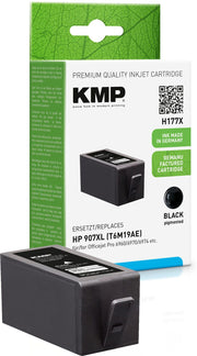 KMP Druckerpatrone H177 schwarz kompatibel zu HP 907XL (T6M19AE)