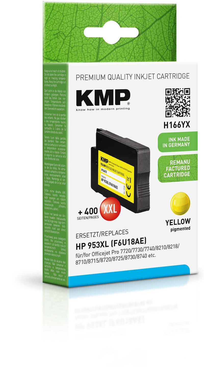 KMP Druckerpatrone H166YX gelb kompatibel zu HP 953XL (F6U18AE)
