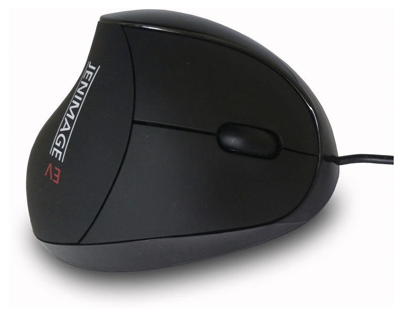 JENIMAGE EV Vertical Rechtshänder Maus ergonomisch kabelgebunden schwarz