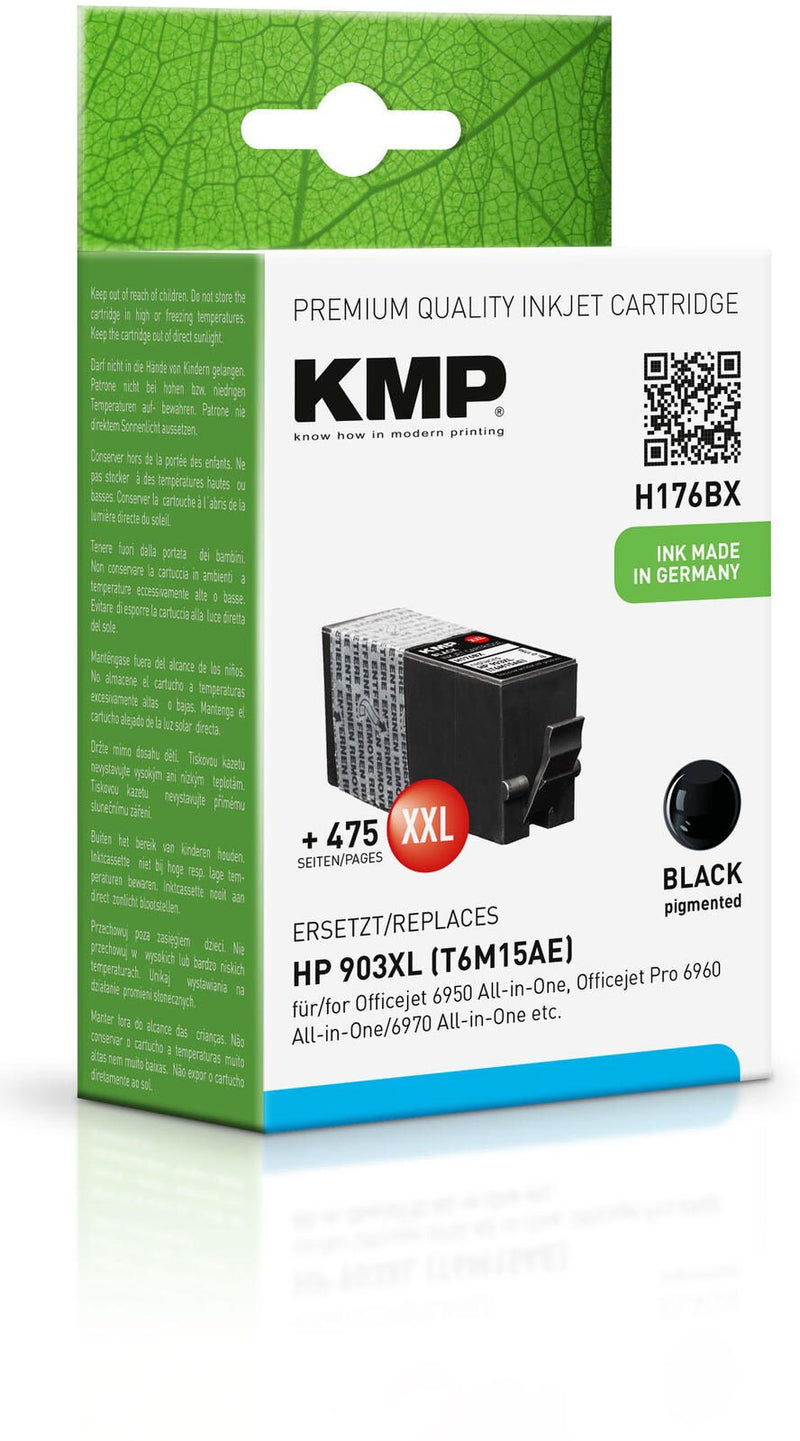 KMP Druckerpatrone H176BX schwarz kompatibel zu HP 903XL (T6M15AE)