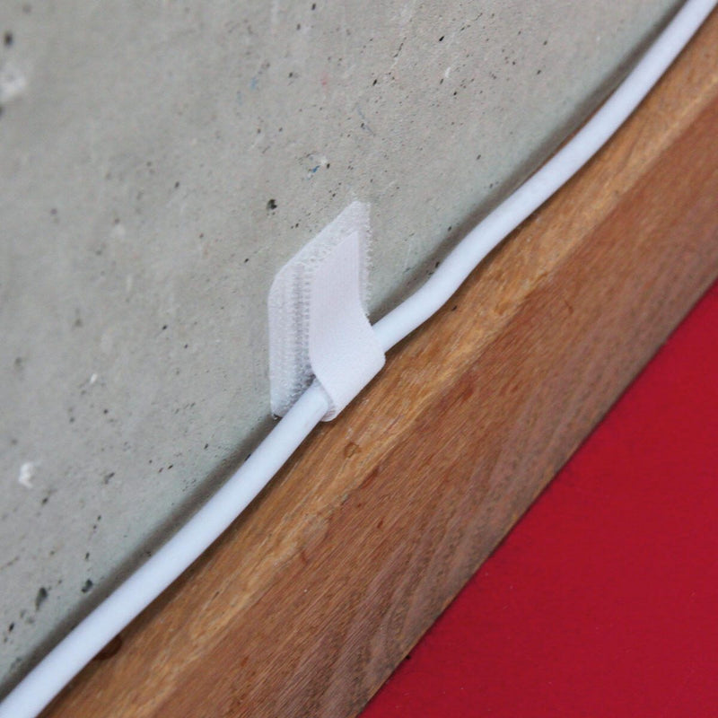 LABEL THE CABLE Klettkabelbinder weiß