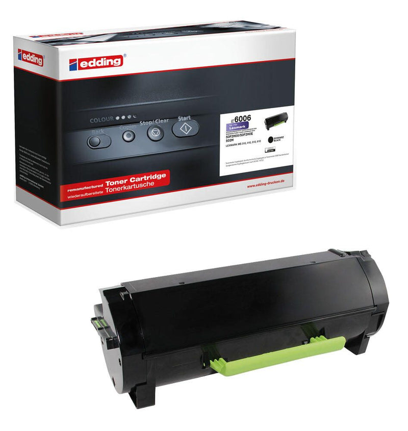 edding Toner EDD-6006 schwarz kompatibel zu LEXMARK 50F2H00